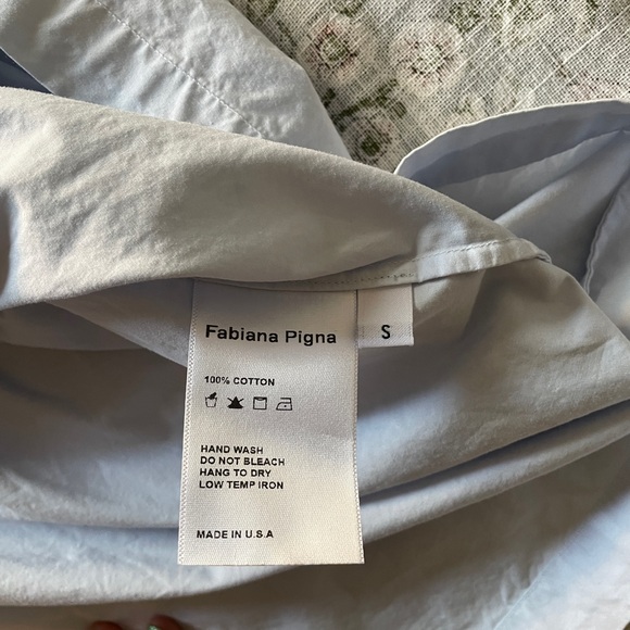 Fabiana Pigna Este Blouse in Sky Blue - Picture 4 of 4